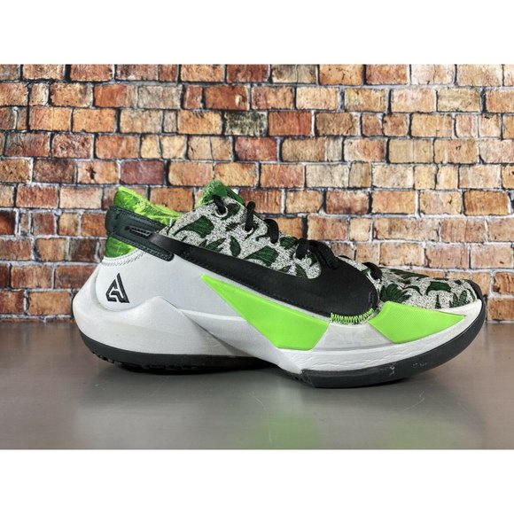 NIKE AIR ZOOM FREAK 2 PURE - BLACK-PINE GREEN - DA0907-002 - Size 7 - Picture 1 of 9